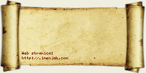 Jovana Kovačević vizit kartica